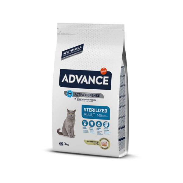 Advance Cat Sterılızed Turkey 3 Kg - ADVANCE -