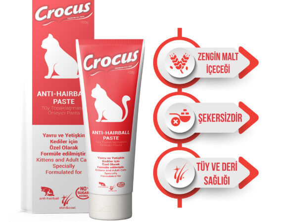 Crocus Anti Hairball Kedi Malt Macunu 100 Gram - CROCUS -