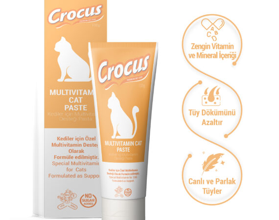 Crocus Kedi Multivitamin Macun 100 Gram - CROCUS -