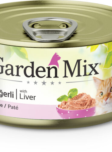 Gardenmix Kıyılmış Ciğerli Tahılsız Konserve Kedi Maması 85g - GARDEN MIX -