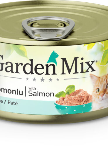 Gardenmix Kıyılmış Somonlu Tahılsız Konserve Kedi Maması 85g - GARDEN MIX -