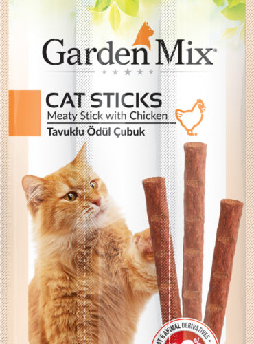 Gardenmix Tavuklu Kedi Stick Ödül 3*5g 50‘li - GARDEN MIX -