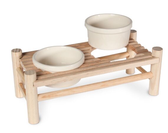 Karlıe Ahşap Kemirgen Yemek Masası 24x10x8cm - KARLIE -