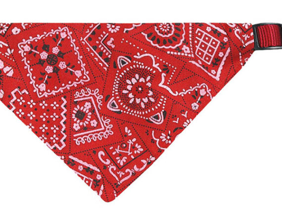 Karlıe Bandanalı Tasma 40-65cm Kırmızı - KARLIE -