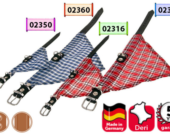 Karlıe Deri Bandanalı Boyun Tasma 57cm Mavi - KARLIE -