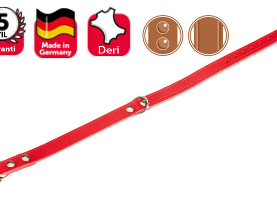 Karlıe Deri Boyun Tasma 47cm-18mm Kırmızı - KARLIE -