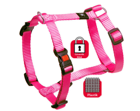 Karlıe Kilitli Göğüs Tasma Xl 90-120cm Pembe - KARLIE -