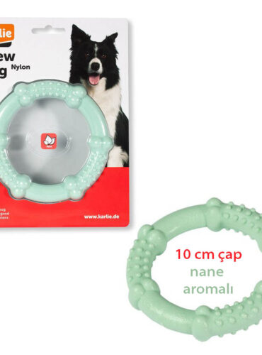 Karlıe Naylon Çiğneme Halkası Naneli 10cm - KARLIE -