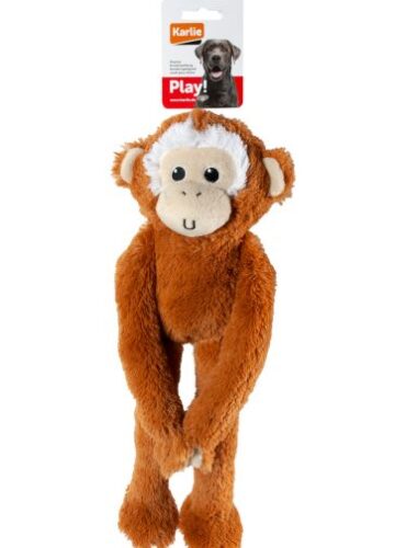 Karlıe Peluş Oyuncak Maymun Kahverengi 38cm - KARLIE -