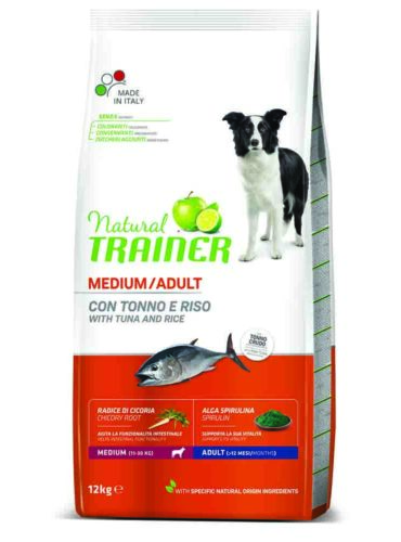 Natural Traıner Dog Adult Medıum Tuna 12 Kg - NATURAL TRAINER -
