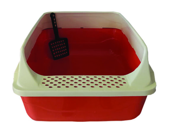 Pet Garden Açık Kıtty Büyük Tuvalet 64*45*25 Cm - YERLİ PLASTİKLER -
