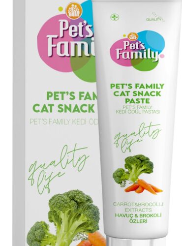 Pets Family Kedi Ödül Havuçlu Brokoli Paste 30 Gr - PETS FAMILY -