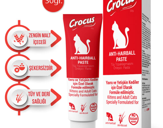 Crocus Anti Hairball Kedi Malt Macunu 30 Gram - CROCUS -