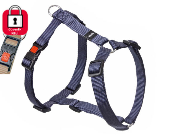 Karlıe Kilitli Göğüs Tasma M 45-70cm Koyu Mavi - KARLIE -