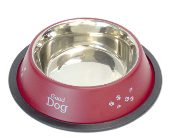 Tommy Patili Renkli Köpek Çelik Mama Kabı 32 Oz - TOMMY -