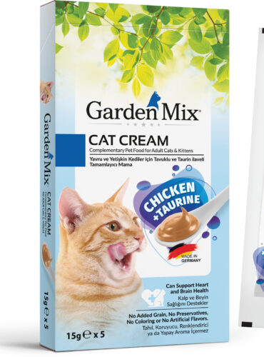 Garden Mıx Kedi Kreması Tavuk+taurin 15gr*5 - GARDEN MIX -