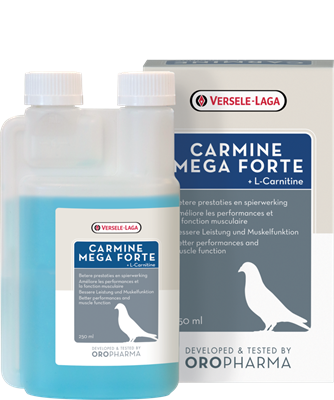 Versele Laga Oropharma Carmine Mega Forte Güvercin Sıvı L-karnitin Desteği 250ml - VERSELE-LAGA OROPHARMA -