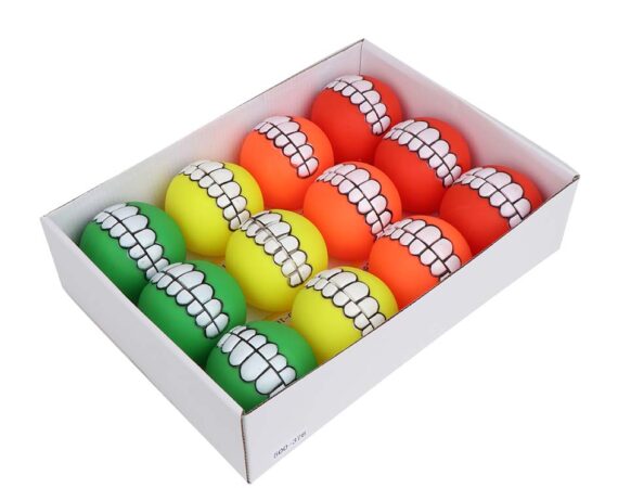 Eastland 12'li Plastik Diş Desenli Top Seti Çap 7 Cm - EASTLAND -