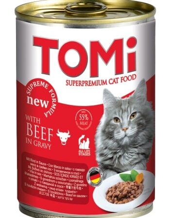 Tomi Kedi Dana Etli Yaş Mama 400g - TOMİ -