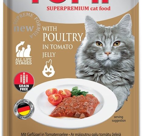 Tomi Kedi Kümes Hayvanı Ve Domates Tahılsız Pouch Mama 100gr (pate) - TOMİ -