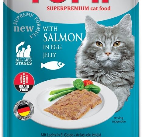 Tomi Kedi Somon Ve Yumurta Tahılsız Pouch Mama 100gr (pate) - TOMİ -