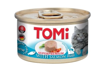 Tomi Kedi Somonlu Yaş Mama 85g - TOMİ -