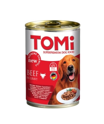 Tomi Köpek Dana Etli Yaş Mama 400g - TOMİ -