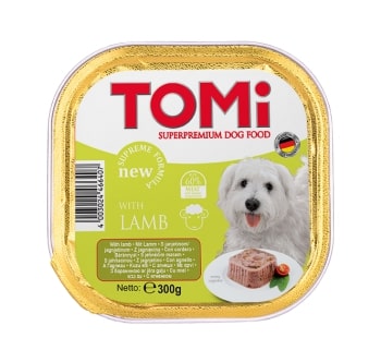 Tomi Köpek Kuzu Etli Pate Alüminyum Yaş Mama 300gr (pate) - TOMİ -
