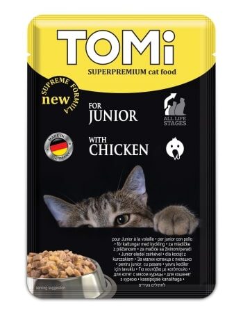 Tomi Yavru Kedi Kümes Hayvanlı Pouch Mama 100gr - TOMİ -